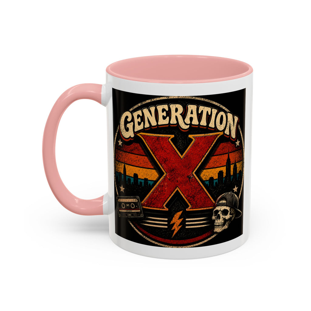 Retro Campfire Coffee Mug — Adventure, S'mores & Sunset Graphic