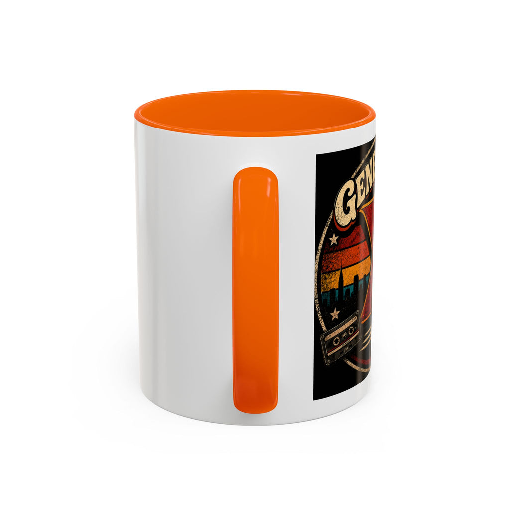 Retro Campfire Coffee Mug — Adventure, S'mores & Sunset Graphic