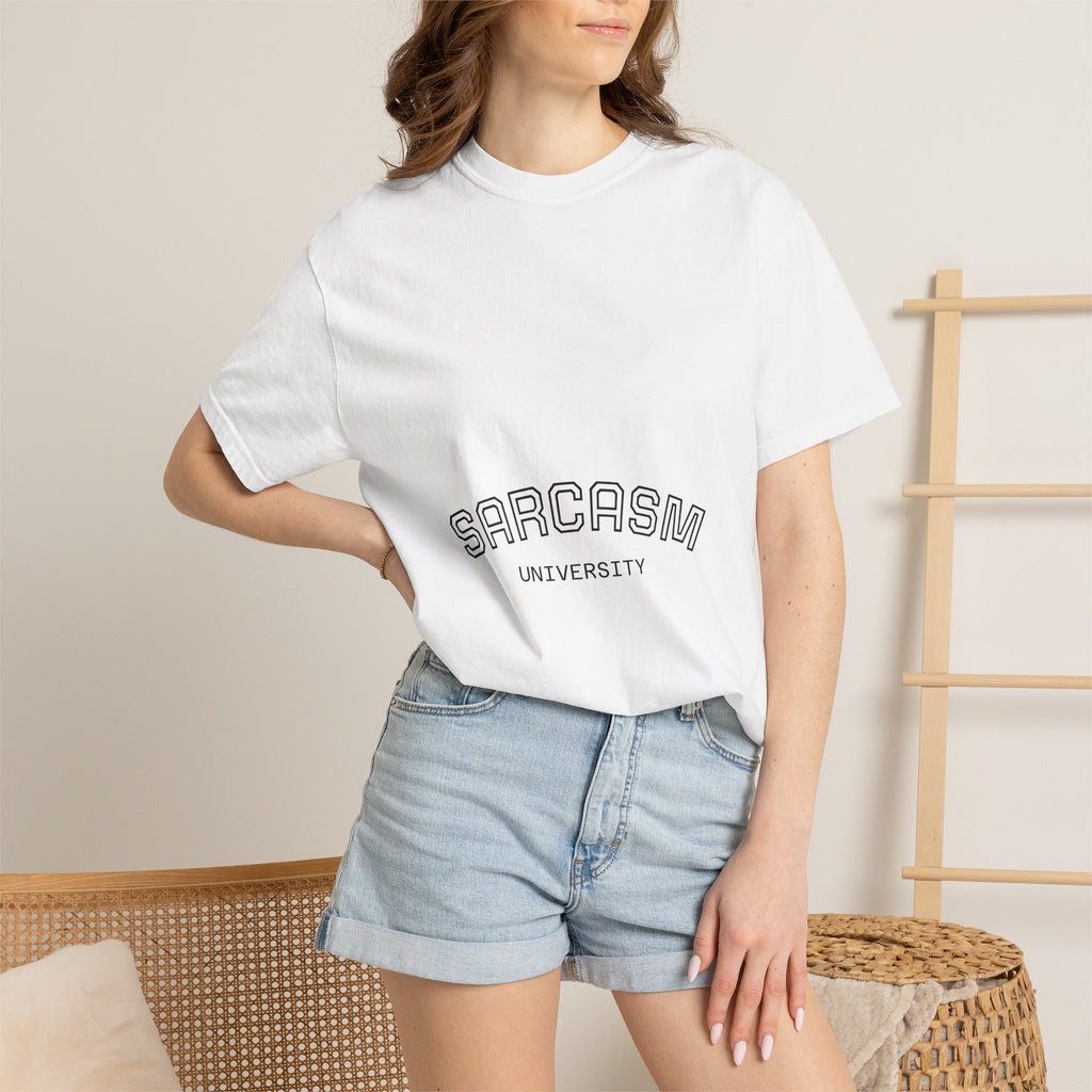 Sarcasm University T-Shirt — Generation X Vintage Graphic Tee