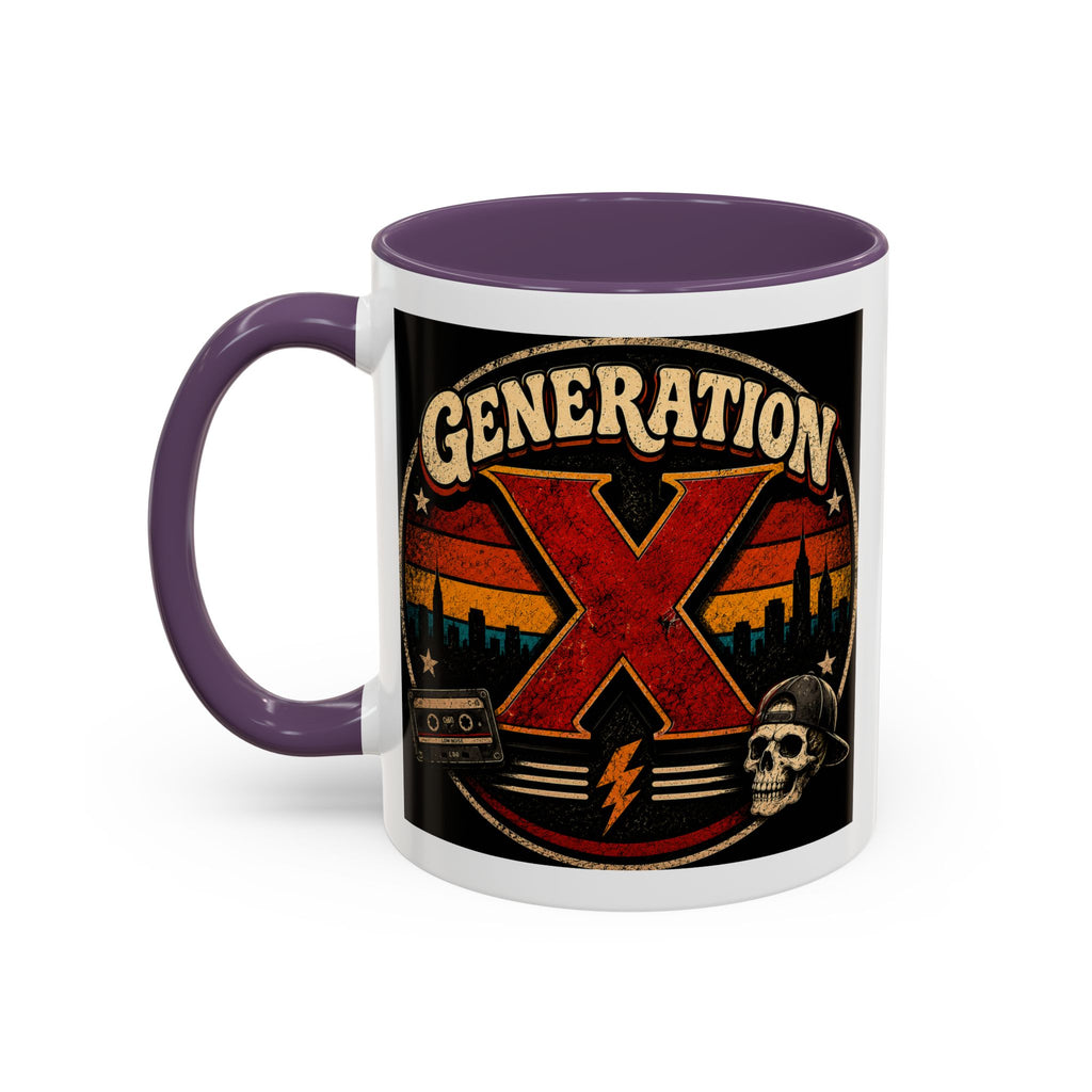 Retro Campfire Coffee Mug — Adventure, S'mores & Sunset Graphic