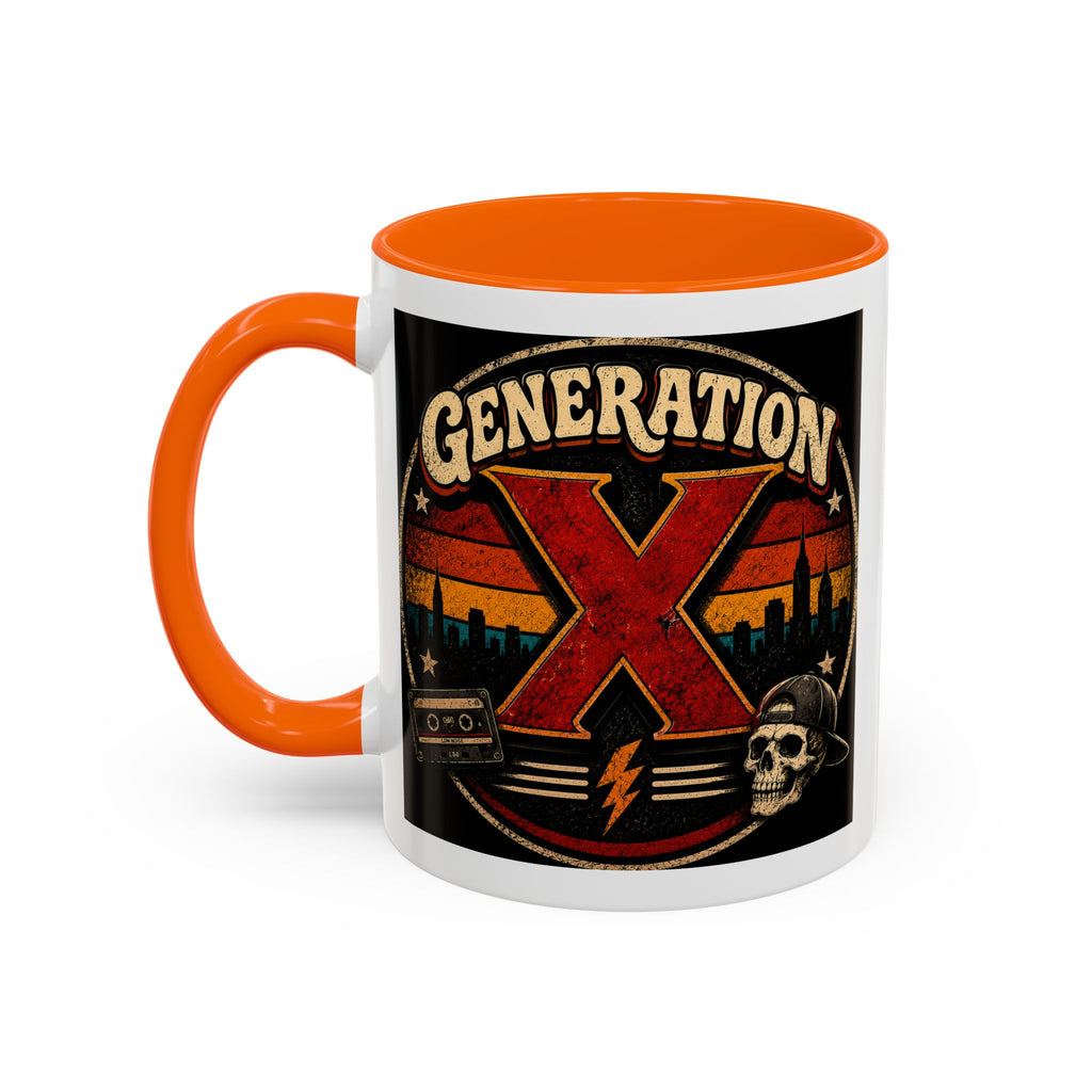 Retro Campfire Coffee Mug — Adventure, S'mores & Sunset Graphic