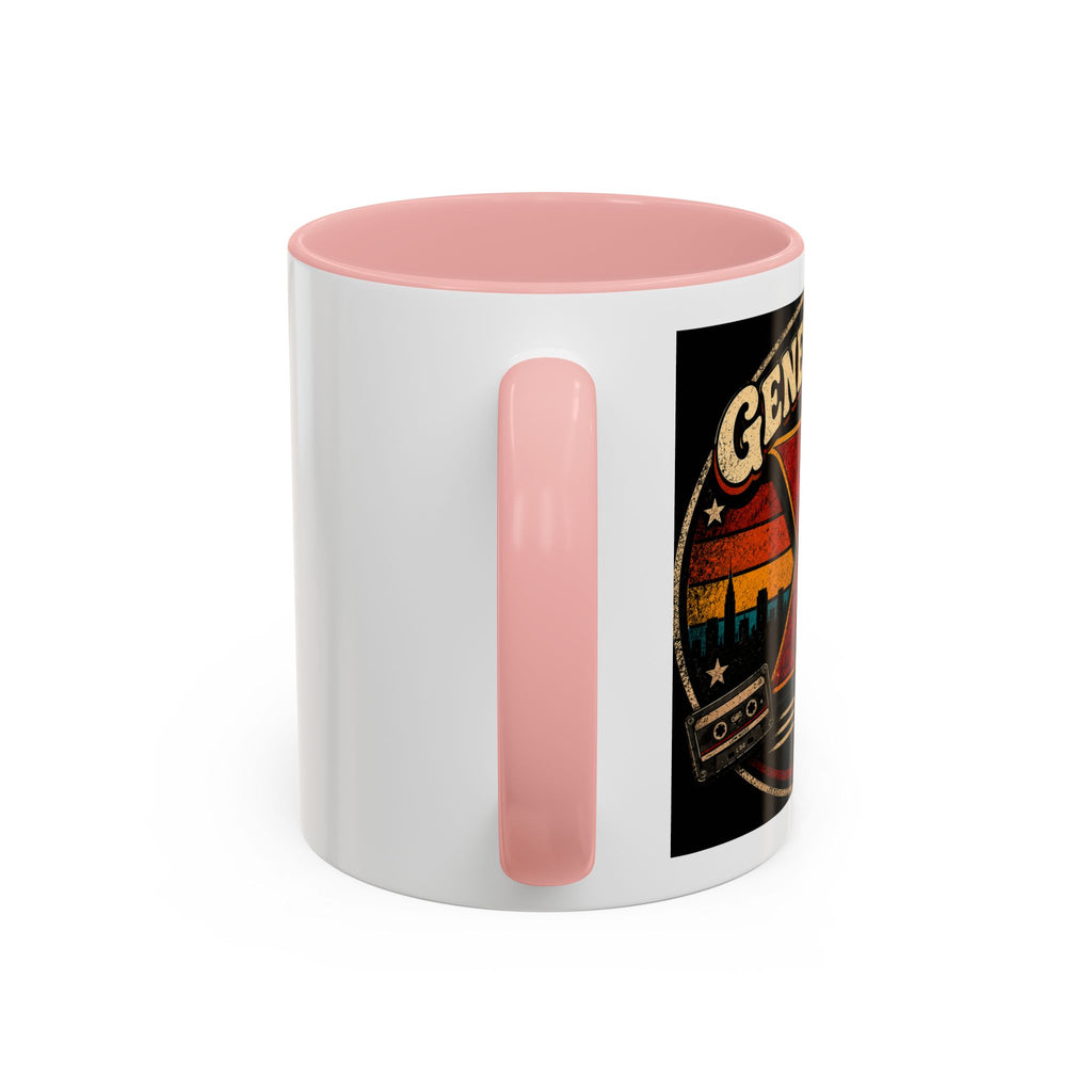 Retro Campfire Coffee Mug — Adventure, S'mores & Sunset Graphic