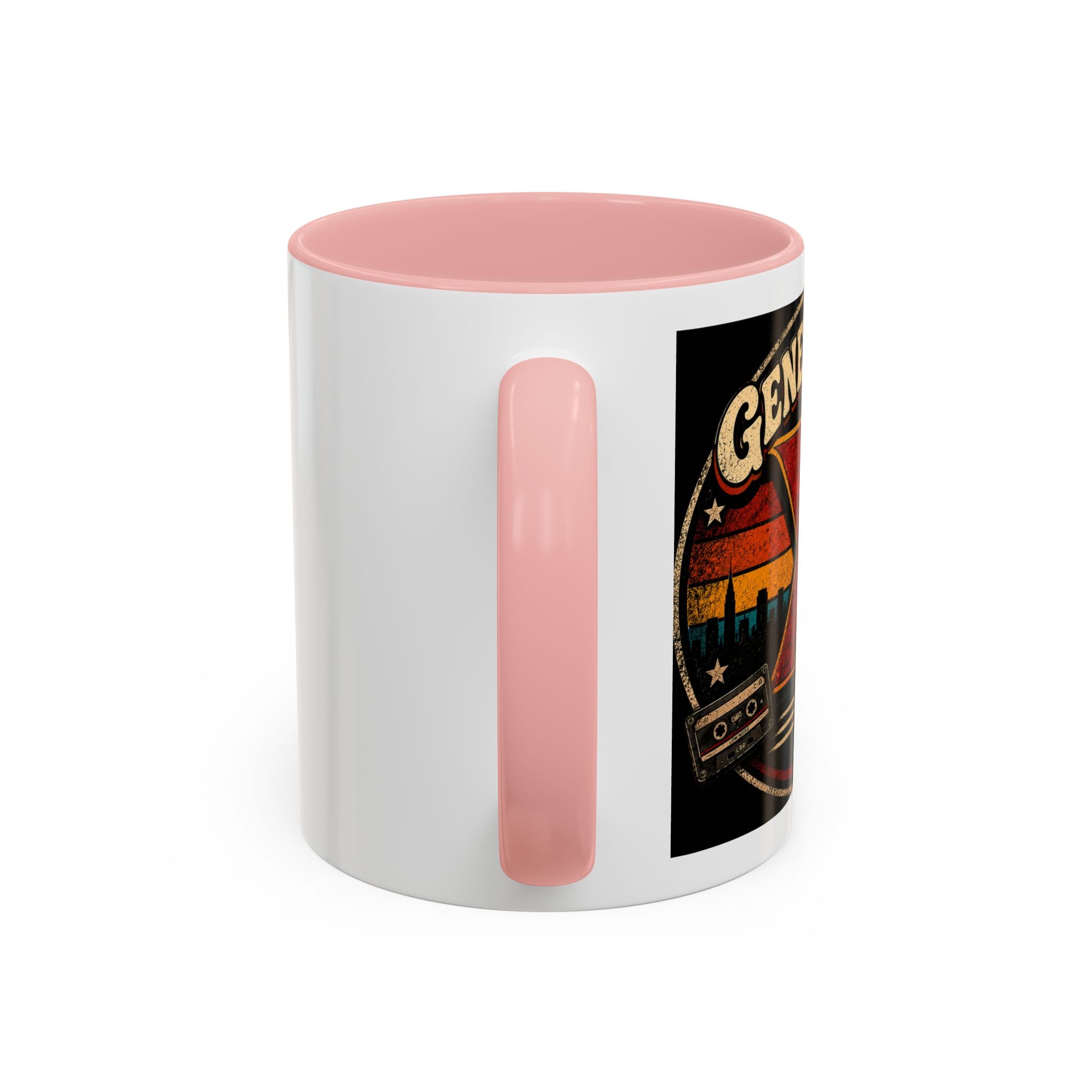Retro Campfire Coffee Mug — Adventure, S'mores & Sunset Graphic
