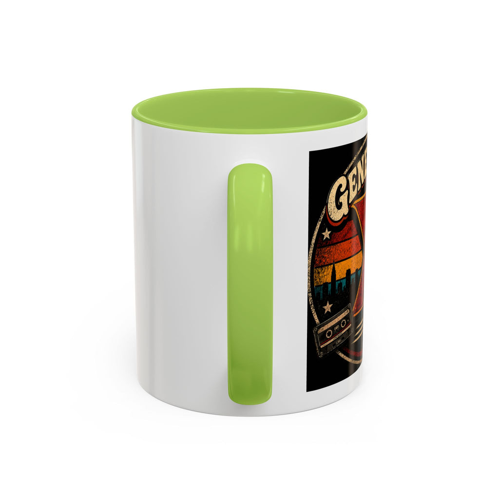 Retro Campfire Coffee Mug — Adventure, S'mores & Sunset Graphic