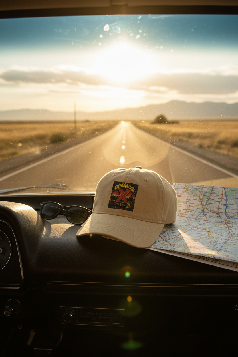 Generation X Vintage Logo Cap — Lifestyle